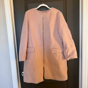 NWT H&M Suede Coat Size 16